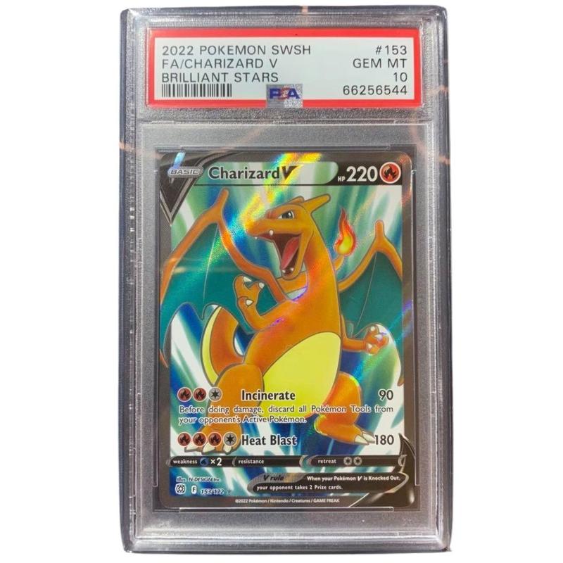 ポケモンカードゲーム Charizard V psa10 Carta Pokemon Charizard V PSA 10 - The Pokémon Company - Deck de